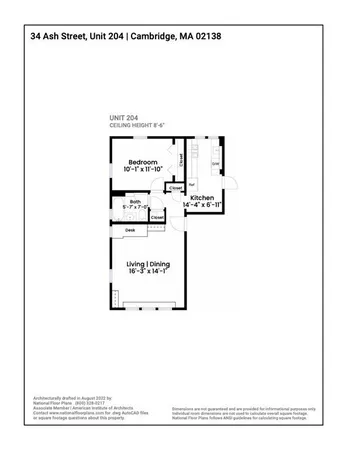 $3,600 | 34 Ash Street, Unit 204, Cambridge, MA 02138