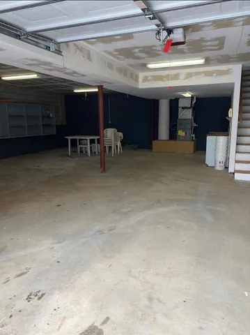 a view of a car garage