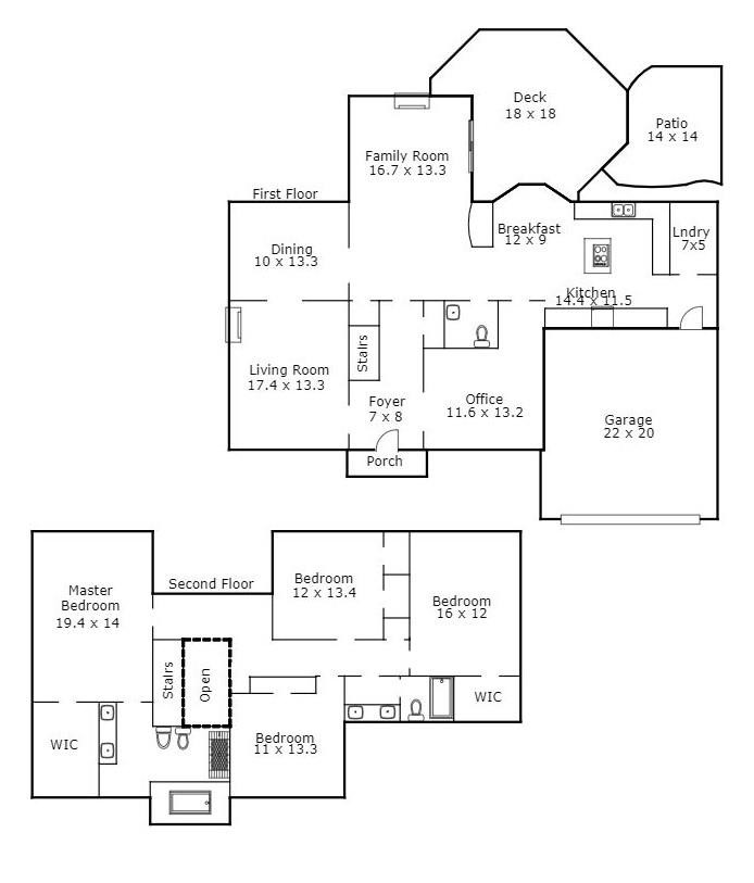 4601 Troone Court Raleigh, NC 27612 - Photo 30 of 30 Floor Plan