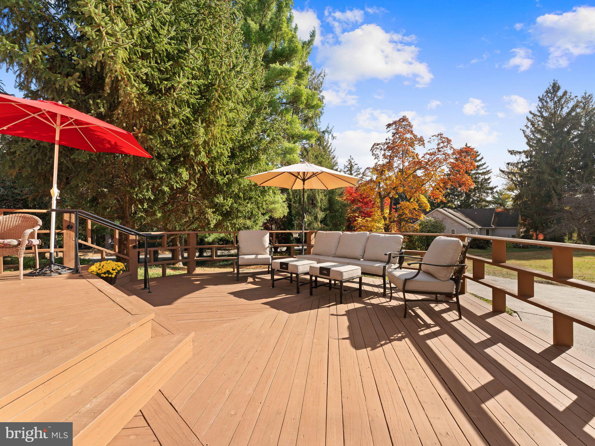 490 South Old Middletown Road Media, PA 19063 - Photo 57 of 79 a view of a rooftop deck and patio with chairs