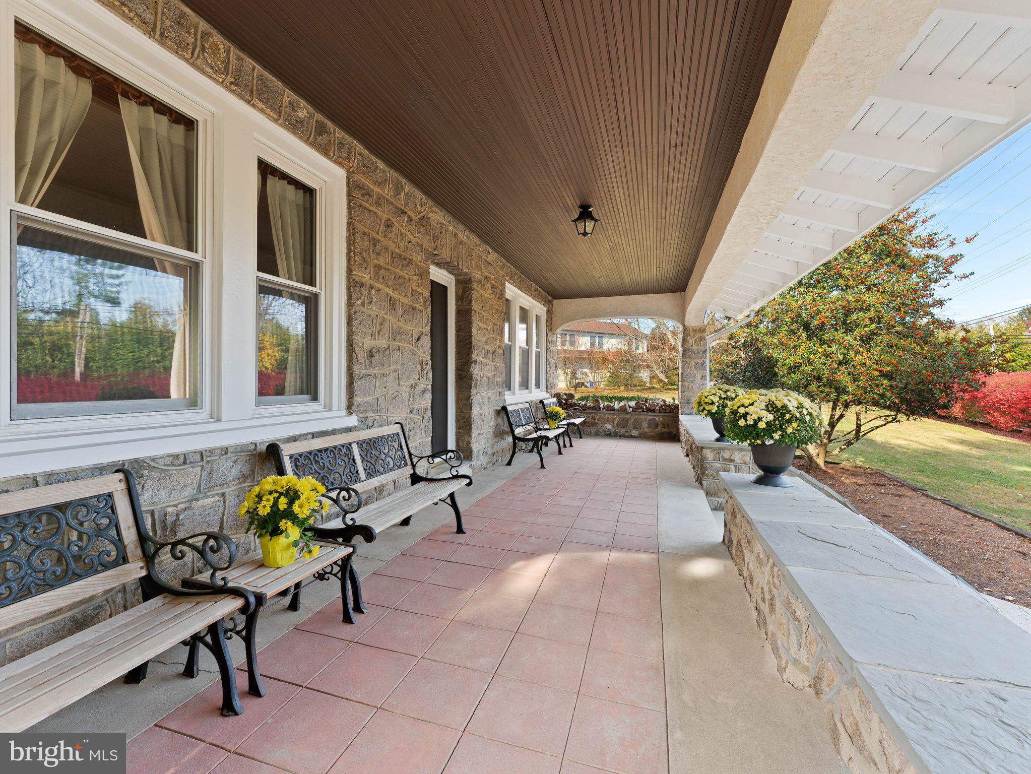 490 South Old Middletown Road Media, PA 19063 - Photo 6 of 79 a view of living room with patio furniture and garden view