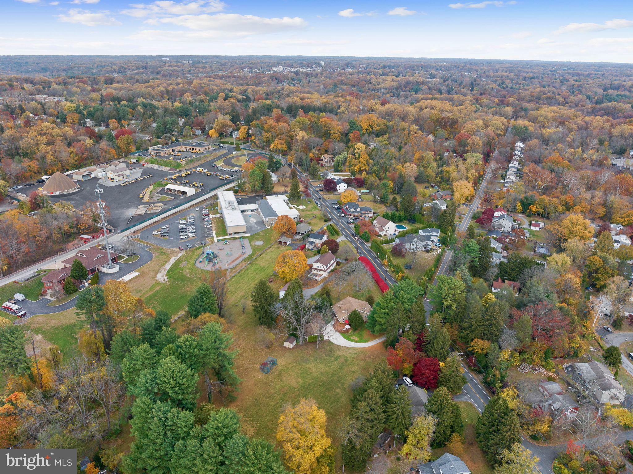 490 South Old Middletown Road Media, PA 19063 - Photo 78 of 79 an aerial view of residential houses with outdoor space and trees