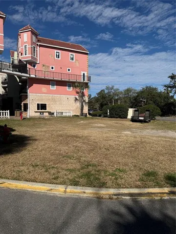a view of a building with street