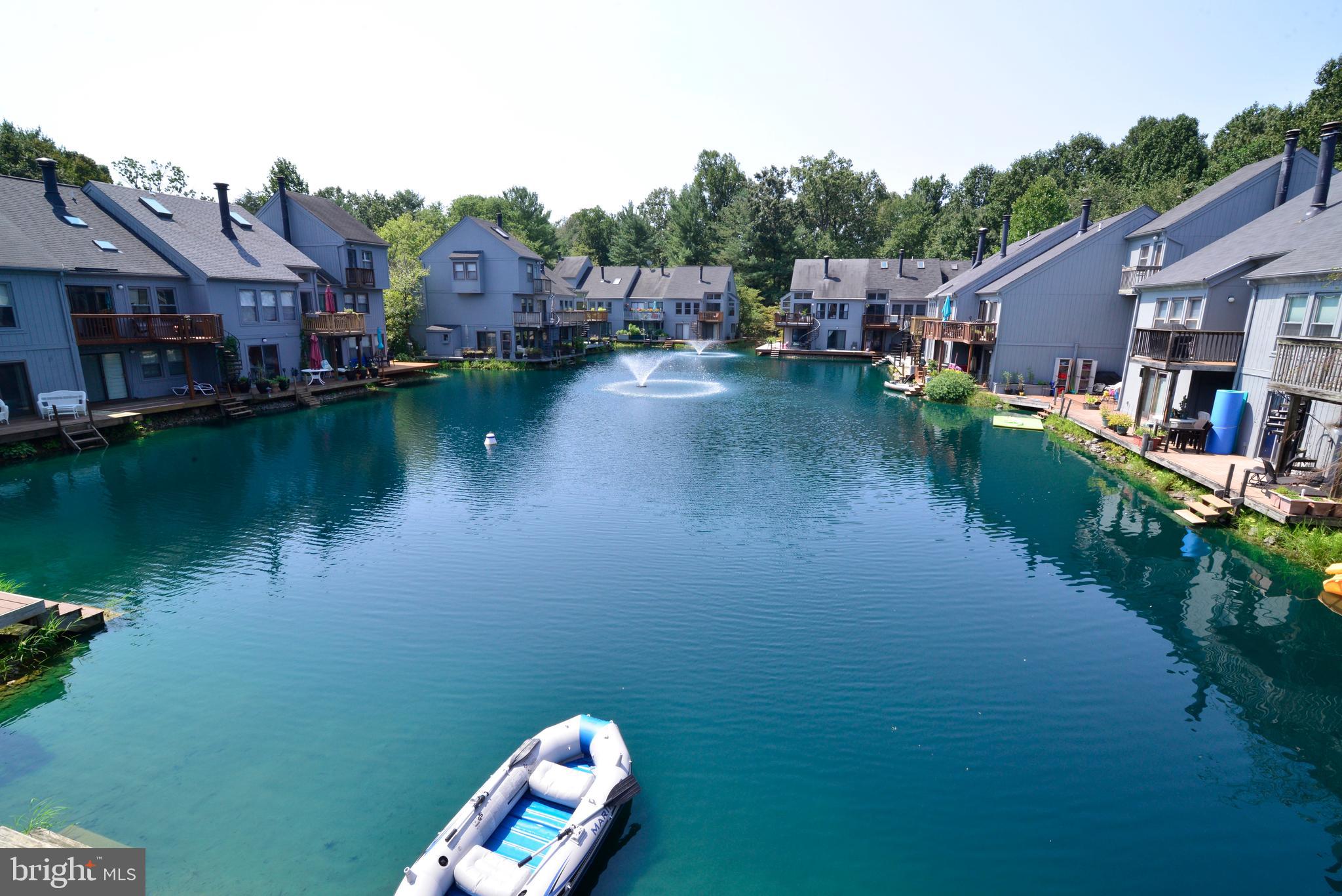 11142 Glade Drive Reston, VA 20191 - Photo 10 of 47 THIS is your view! Water, fountains, and trees!
