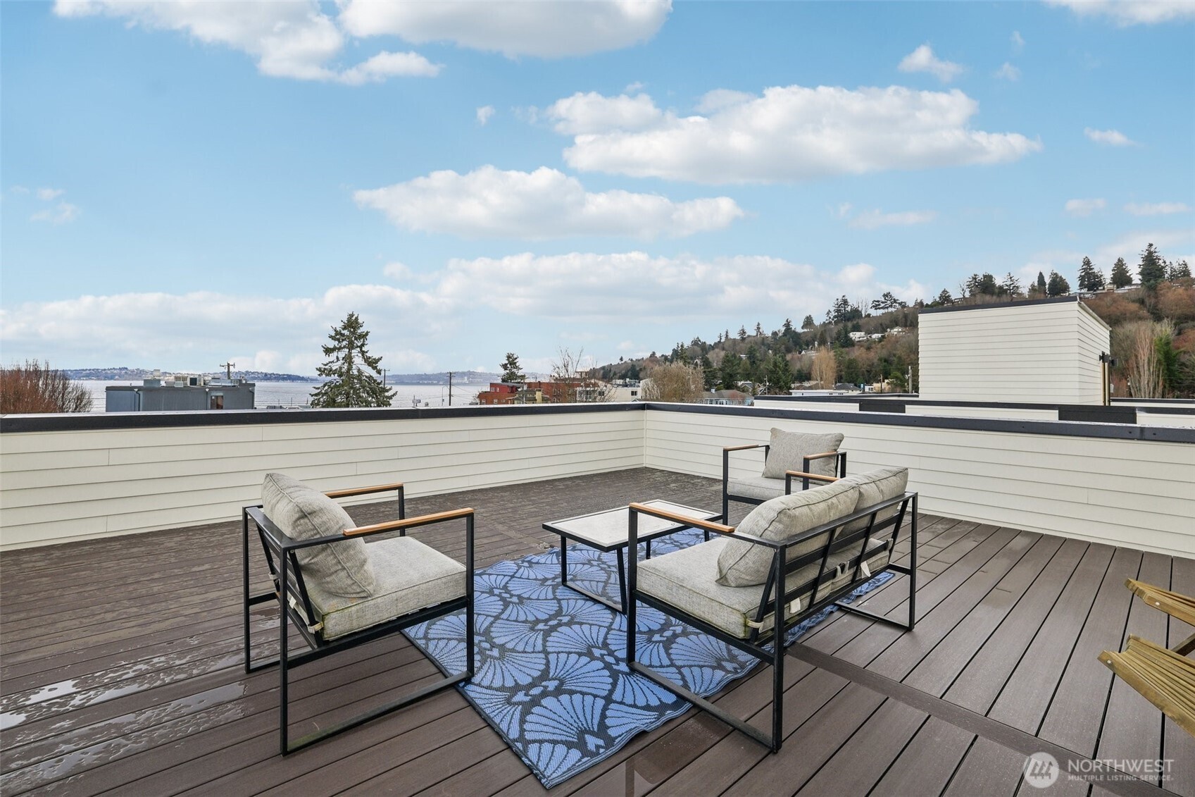 2628 58th Avenue Southwest Seattle, WA 98116 - Photo 28 of 40 a view of a terrace with seating area