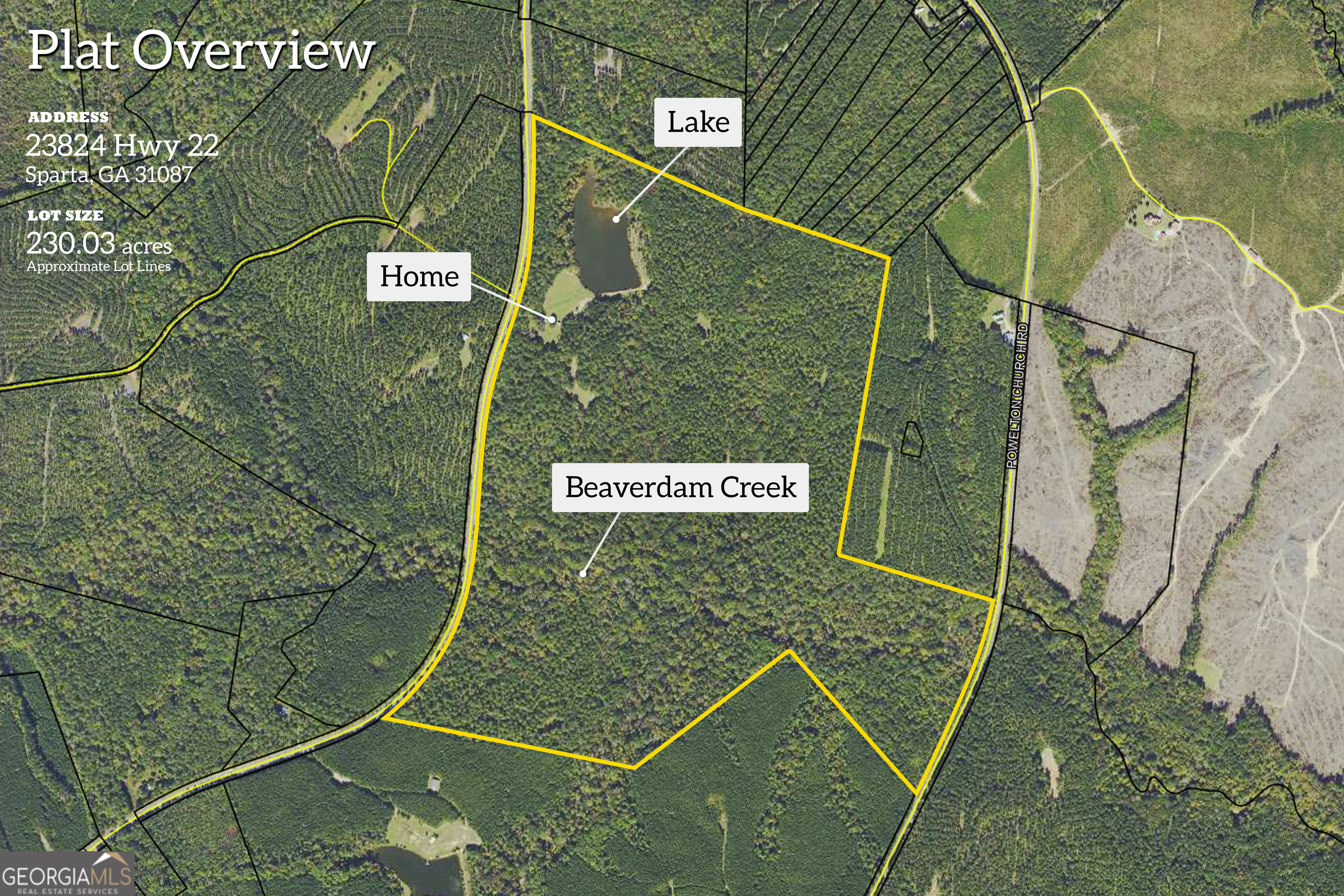 23824 Highway 22 Sparta, GA 31087 - Photo 2 of 94 a sign that is on the wall of a building