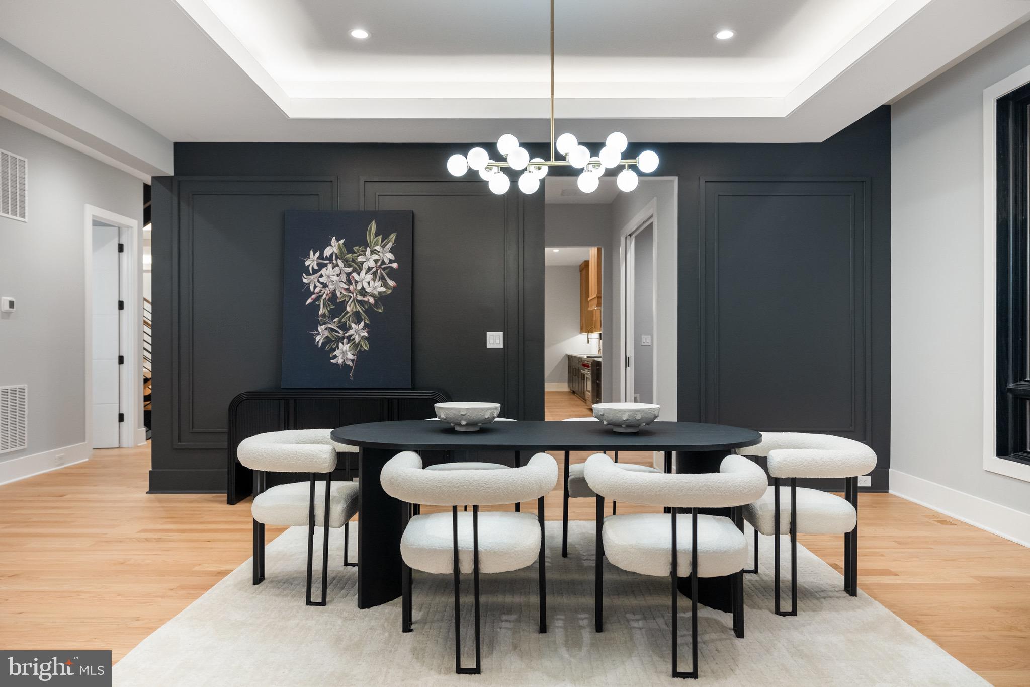 1052 Balls Hill Road McLean, VA 22101 - Photo 8 of 41 a view of a dining room with furniture and chandelier