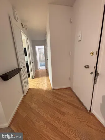 a view of an front door