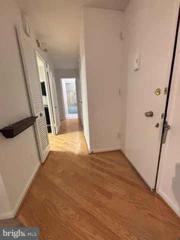 a view of an front door