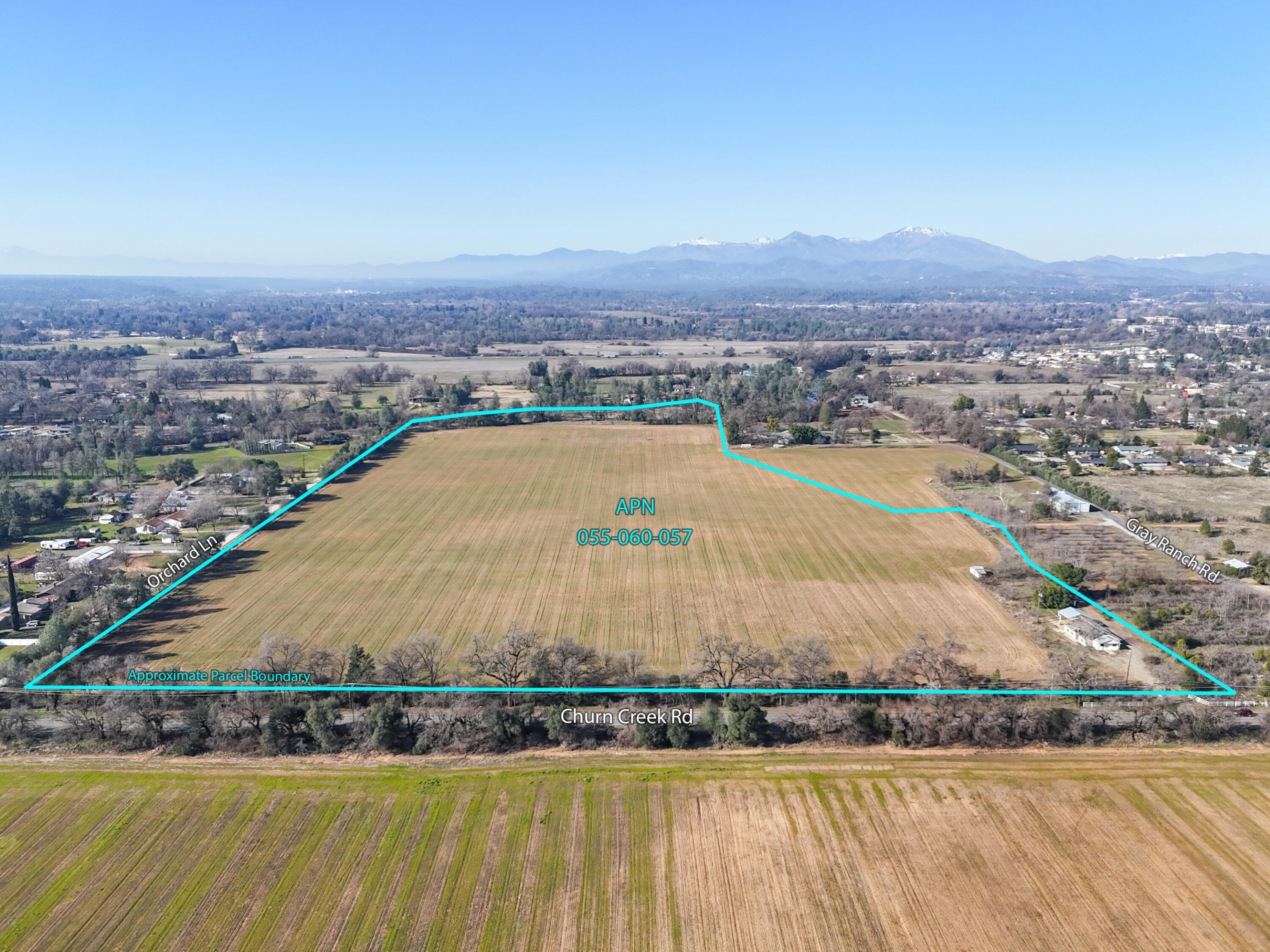 Churn Creek Road Redding, CA 96002 - Photo 2 of 34 an aerial view of residential houses with outdoor space and trees