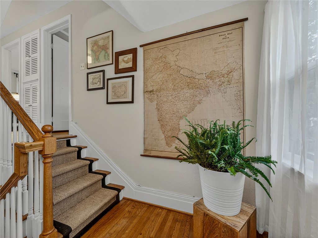 1608 Highland Avenue Rochester, NY 14618 - Photo 23 of 48 Landing and Stairs to 2nd floor