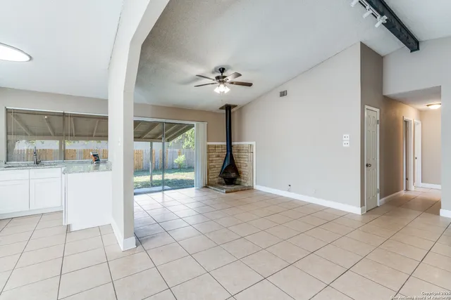 a view of empty room