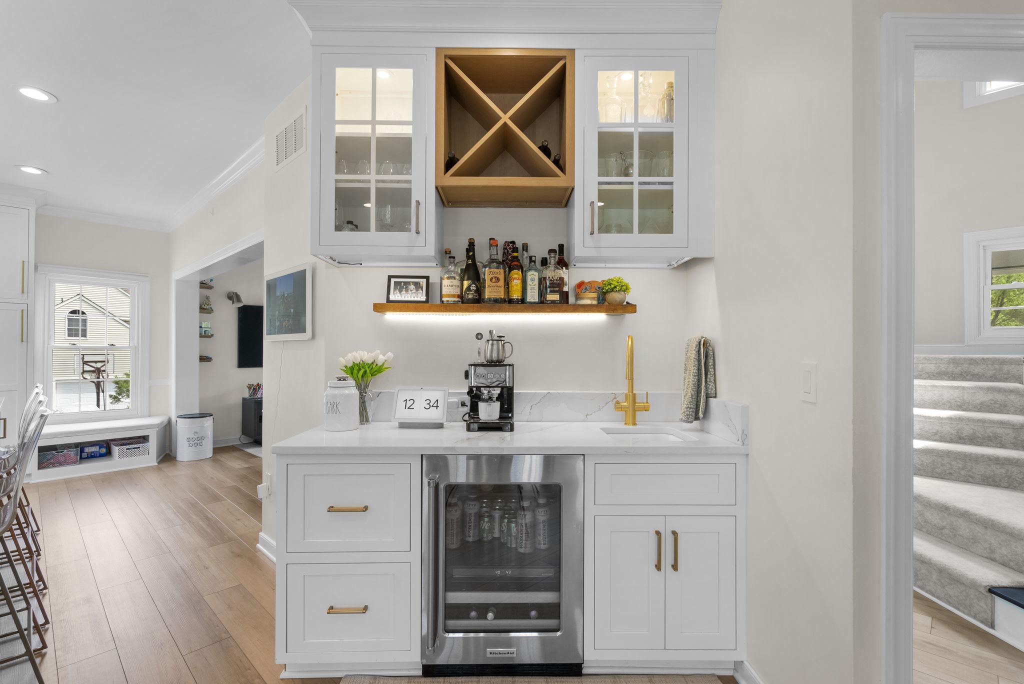2730 Howard Grove Road Davidsonville, MD 21035 - Photo 17 of 68 Stylish wet/coffee bar with modern finishes.
