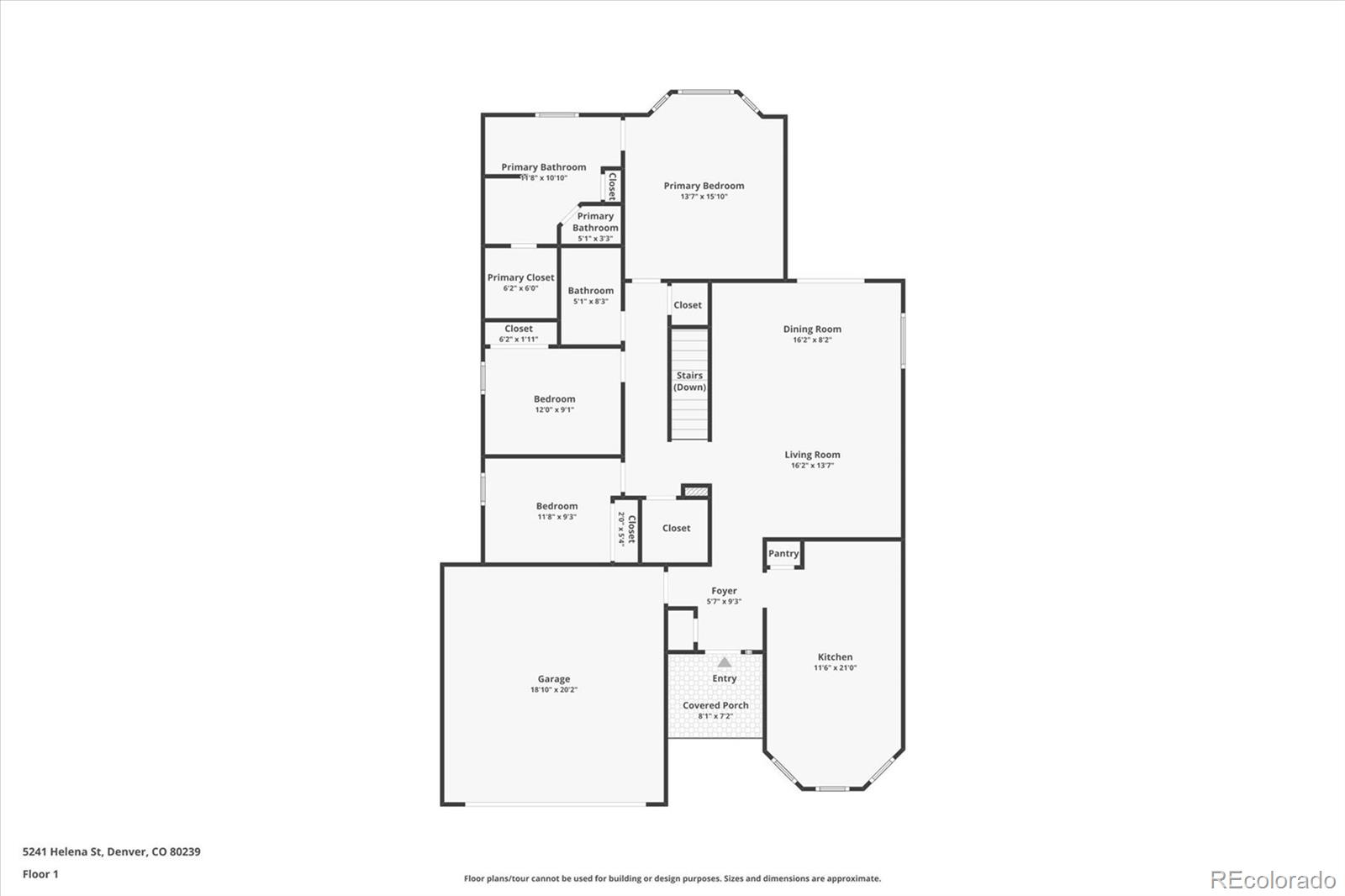 5241 Helena Street Denver, CO 80239 - Photo 26 of 28 a picture of floor plan