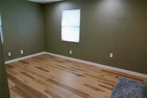 a view of a window in a room