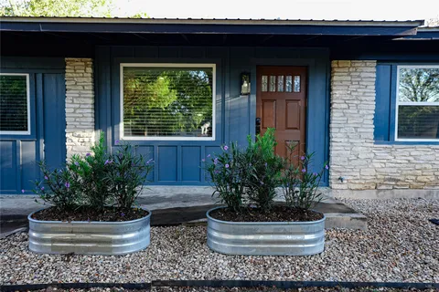 a front view of a house with porch