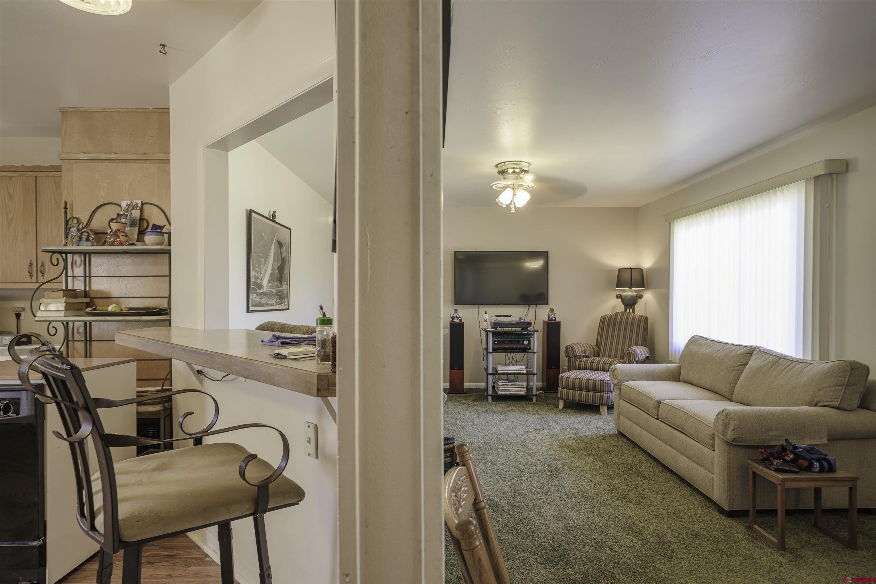 1002 East 2nd Street Florence, CO 81226 - Photo 10 of 44 a living room with furniture and a flat screen tv
