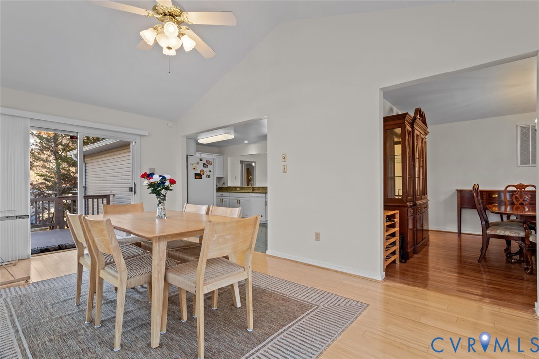 518 Rebel Ridge Road Colonial Heights, VA 23834 - Photo 18 of 44 a view of a dining room with furniture and wooden floor