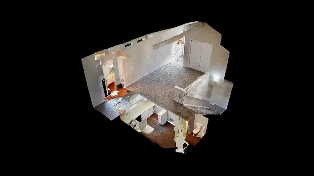 a view of living room with furniture