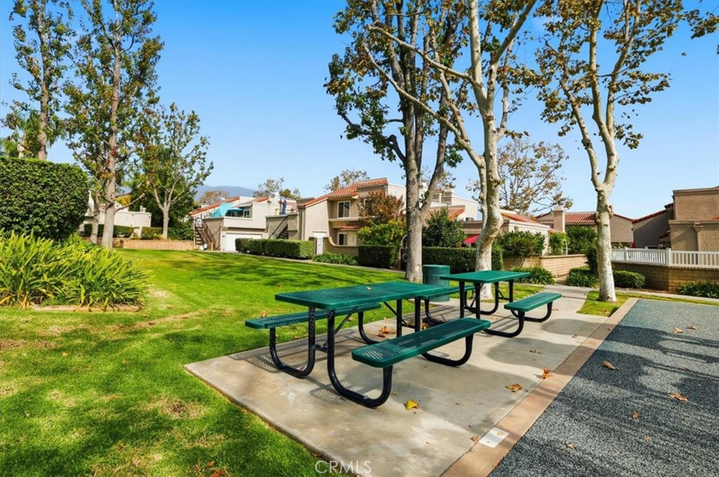 9743 La Jolla Drive, Unit D Rancho Cucamonga, CA 91701 - Photo 34 of 40 a view of a backyard with sitting area