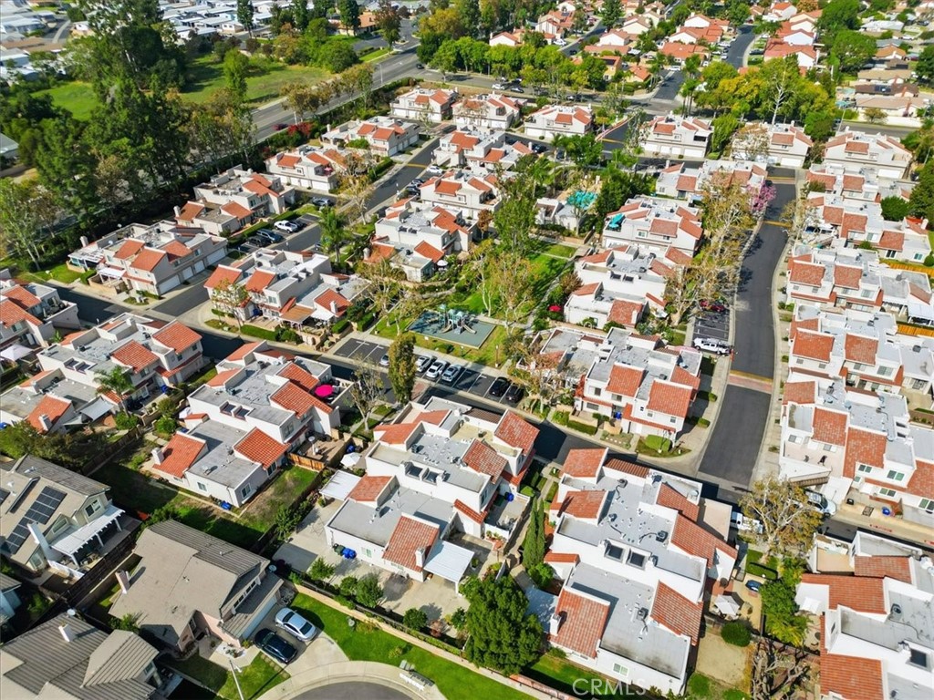 9743 La Jolla Drive, Unit D Rancho Cucamonga, CA 91701 - Photo 39 of 40 an aerial view of residential building and parking space