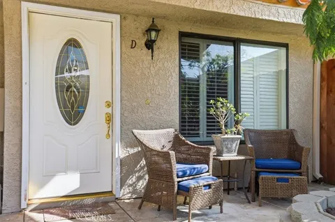 a room with furniture and a window