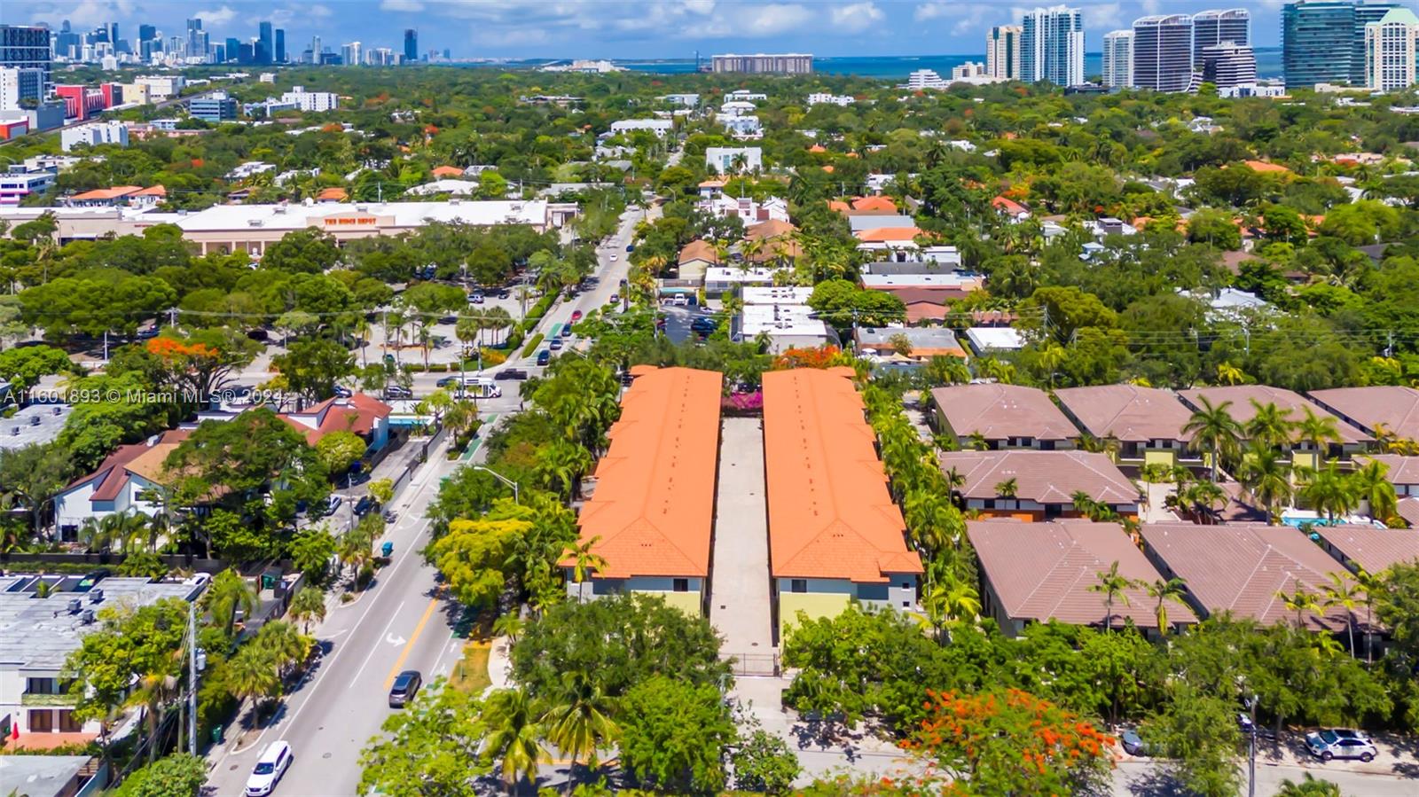 3204 Bird Avenue, Unit 109 Miami, FL 33133 - Photo 51 of 67 an aerial view of residential houses with outdoor space and street view