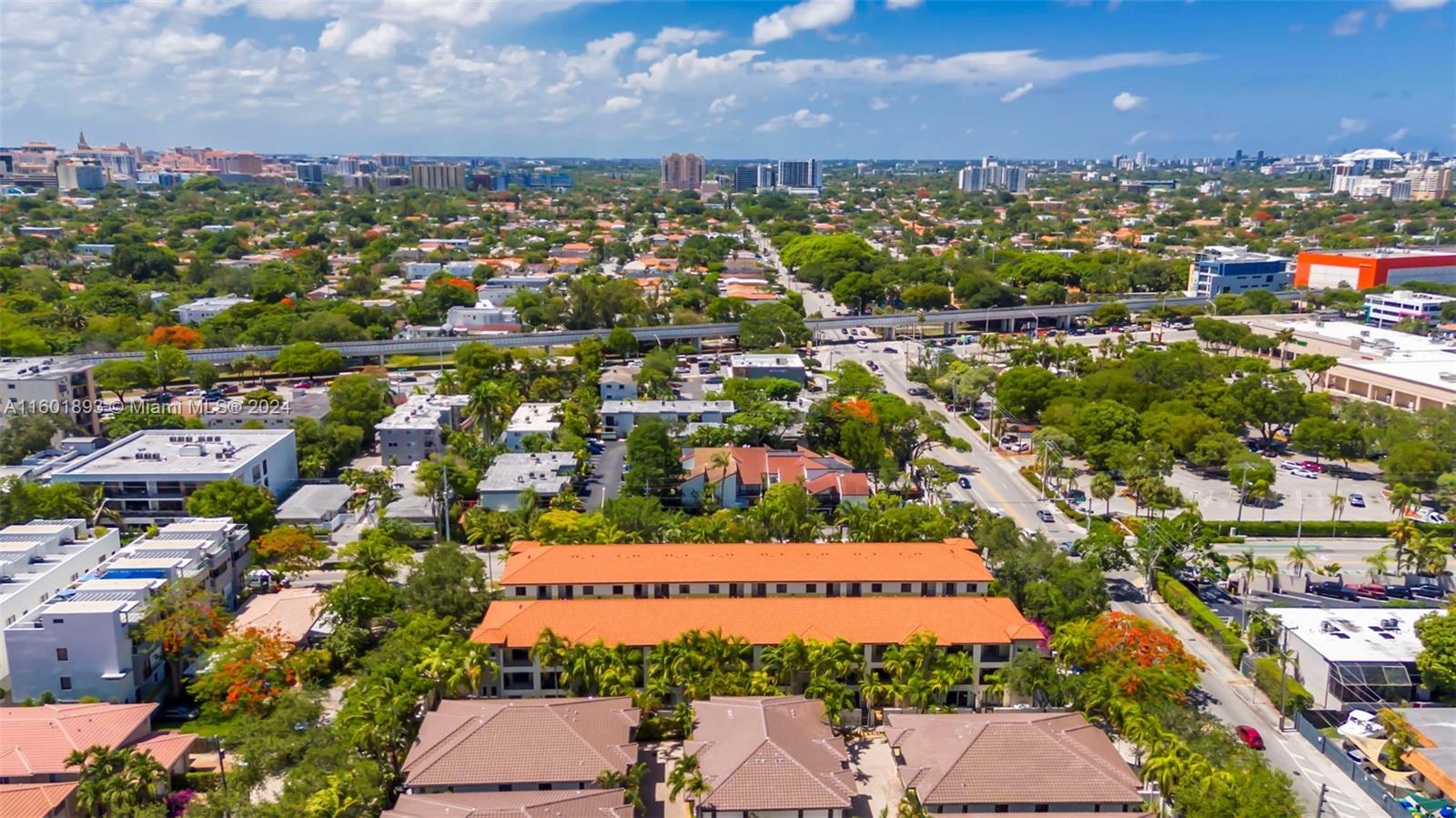 3204 Bird Avenue, Unit 109 Miami, FL 33133 - Photo 60 of 67 an aerial view of residential houses with outdoor space