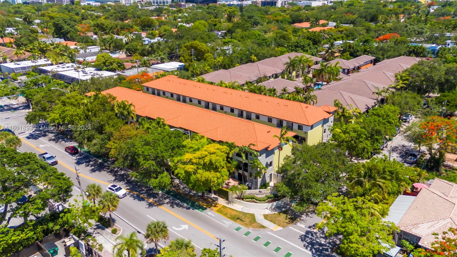 3204 Bird Avenue, Unit 109 Miami, FL 33133 - Photo 62 of 67 an aerial view of a house