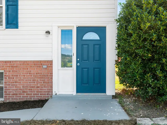 a view of front door of a house