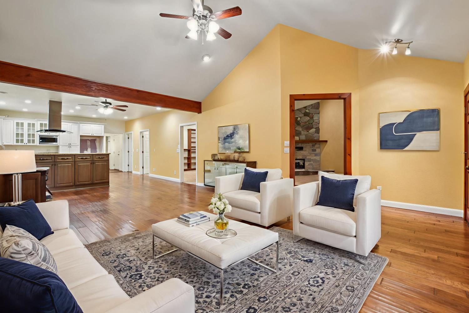 7650 Buzzards Gulch Road Somerset, CA 95684 - Photo 9 of 39 a living room with furniture and wooden floor