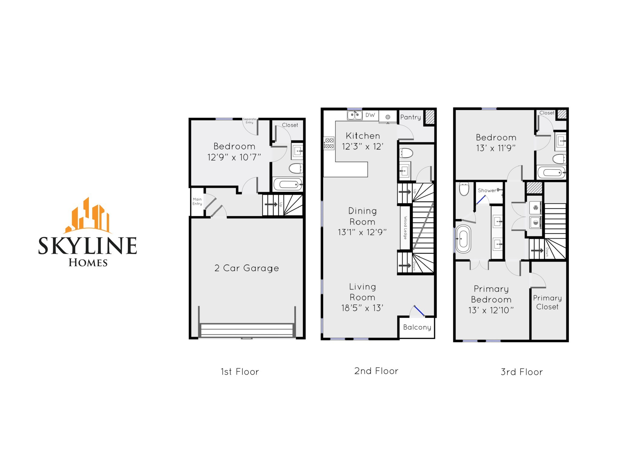 4812 Cochran Street Houston, TX 77009 - Photo 30 of 30 a picture of a floor plan