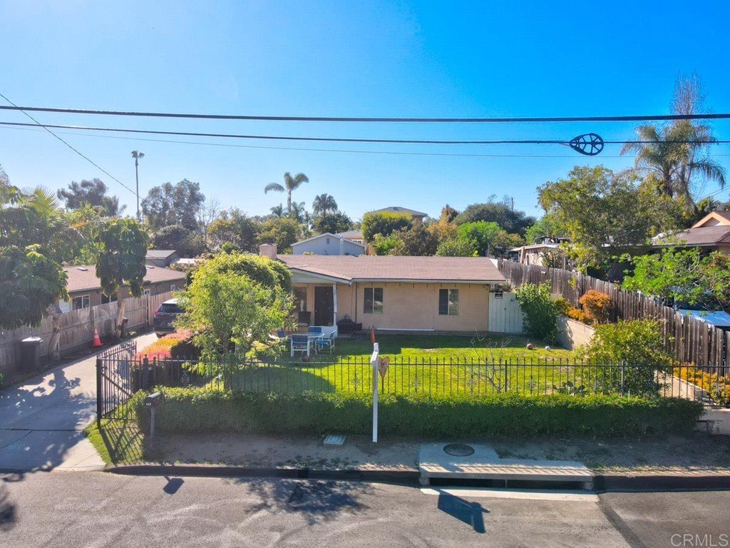 a view of a back yard