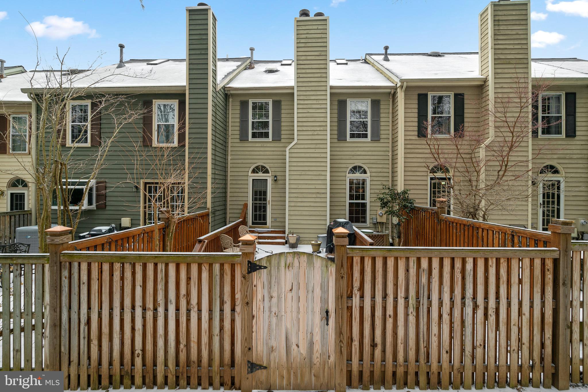 11713 Great Owl Circle Reston, VA 20194 - Photo 40 of 43 Fenced Rear Yard Backing to Trees