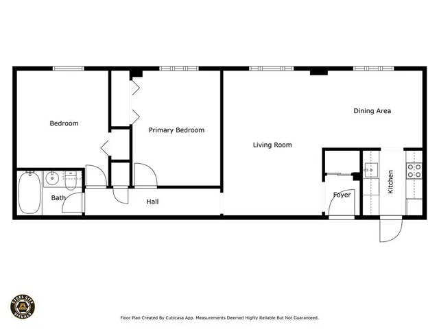 a car parked in front of a building