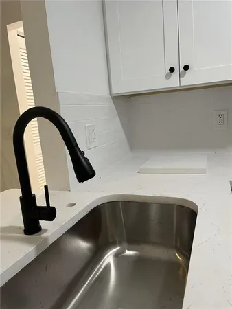 a close view of sink