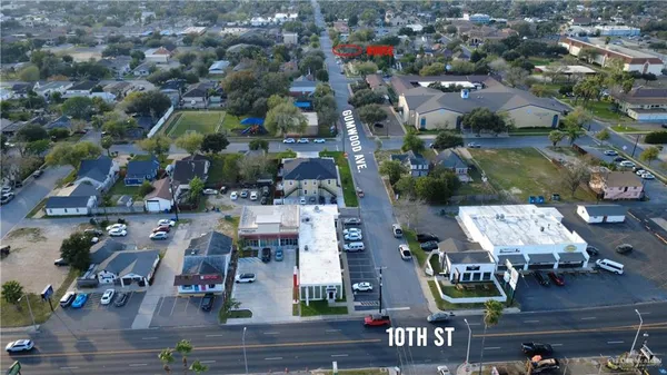 a view of a house with a street