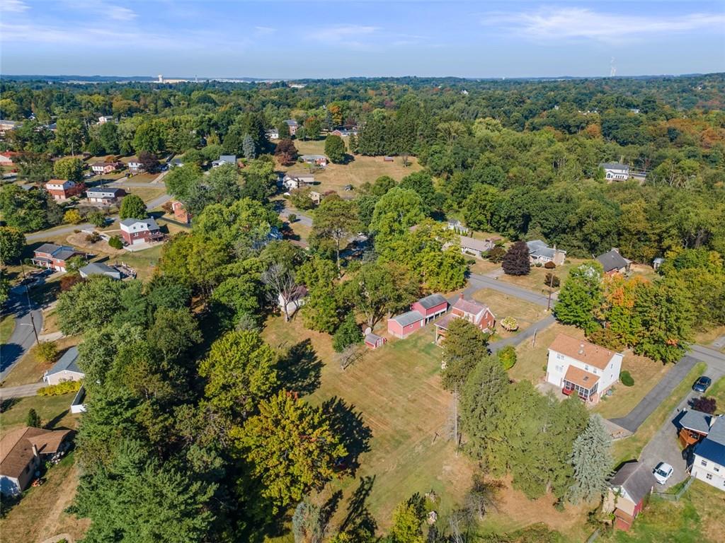 1645 Charlton Heights Road Coraopolis, PA 15108 - Photo 46 of 49 an aerial view of residential house with outdoor space and trees all around