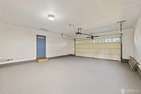 a view of a room with storage