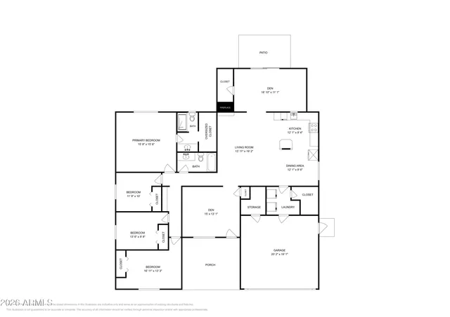 $2,509 | 2612 East Glade Avenue, Mesa, AZ 85204