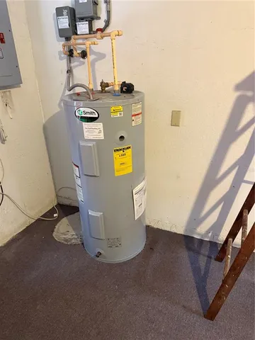 a view of water heater room