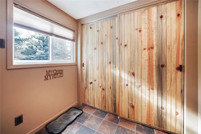 a view of a front door