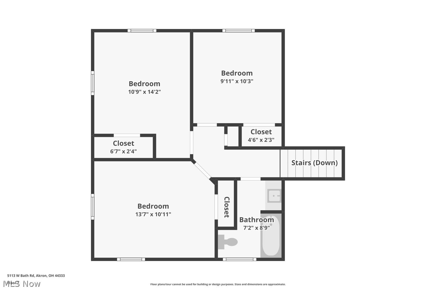 5113 West Bath Road Akron, OH 44333 - Photo 46 of 48 Floor Plan upper floor