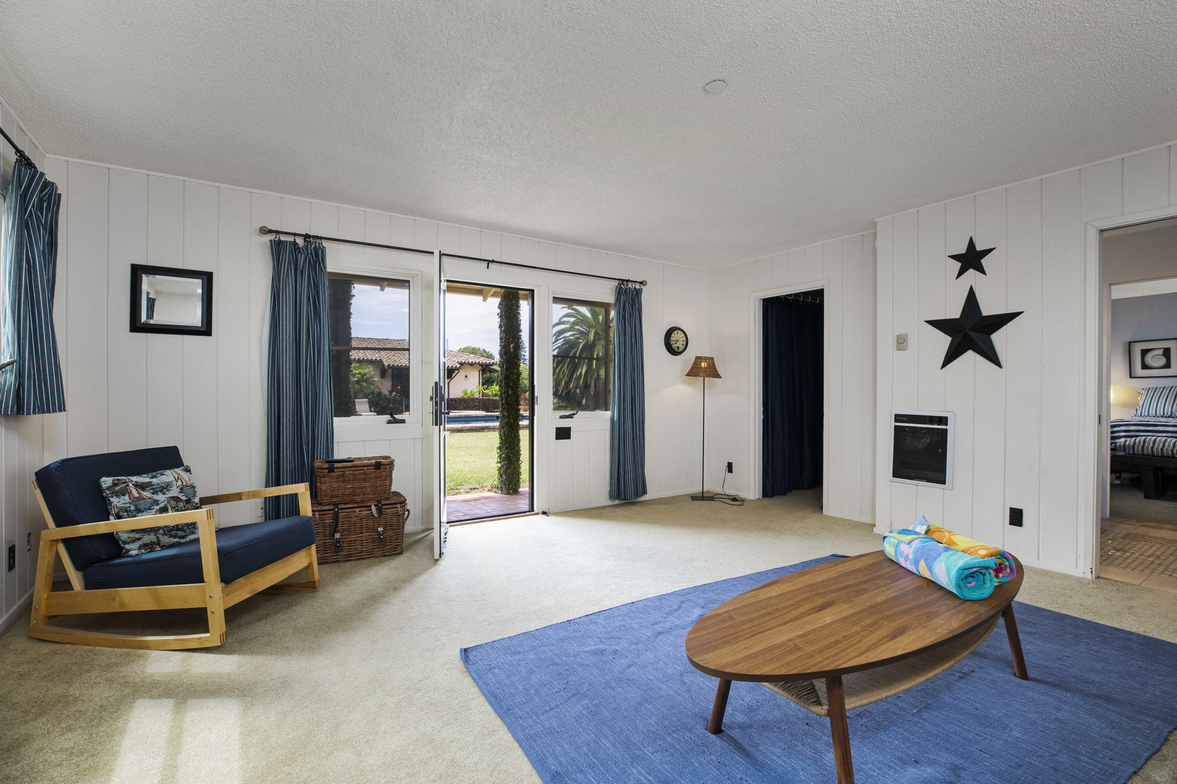 615 Hot Springs Road Montecito, CA 93108 - Photo 19 of 23 a living room with furniture and a rug