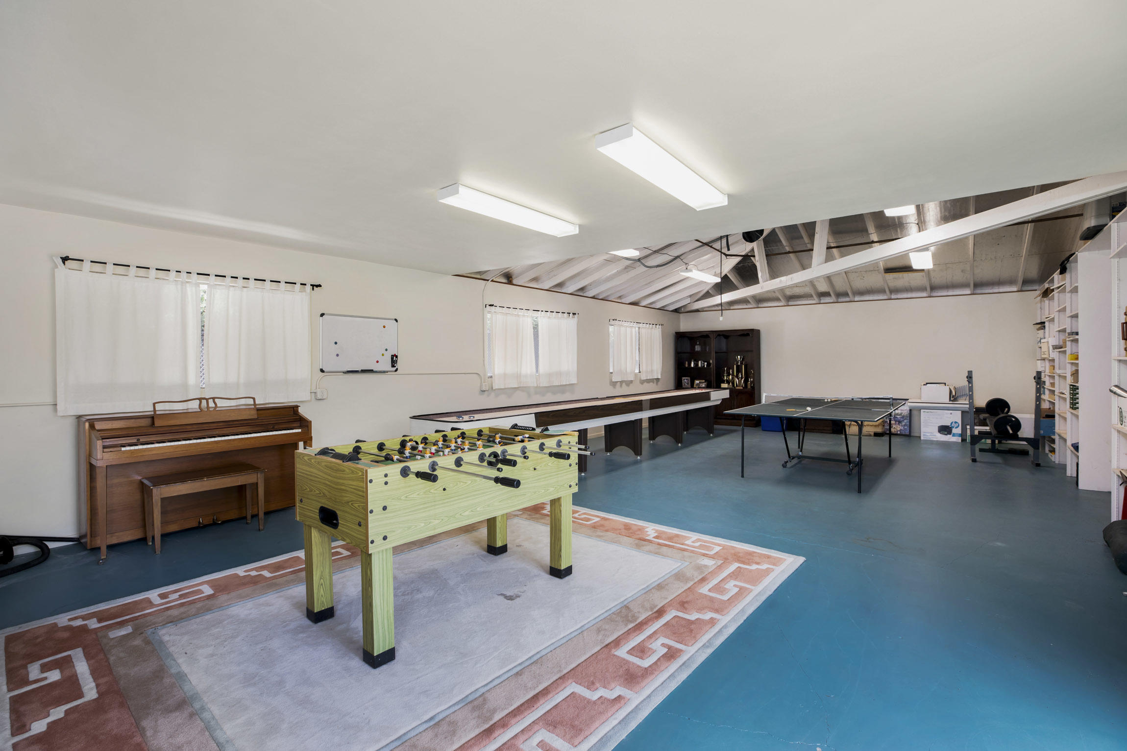 615 Hot Springs Road Montecito, CA 93108 - Photo 23 of 23 a living room with furniture pool table and kitchen view