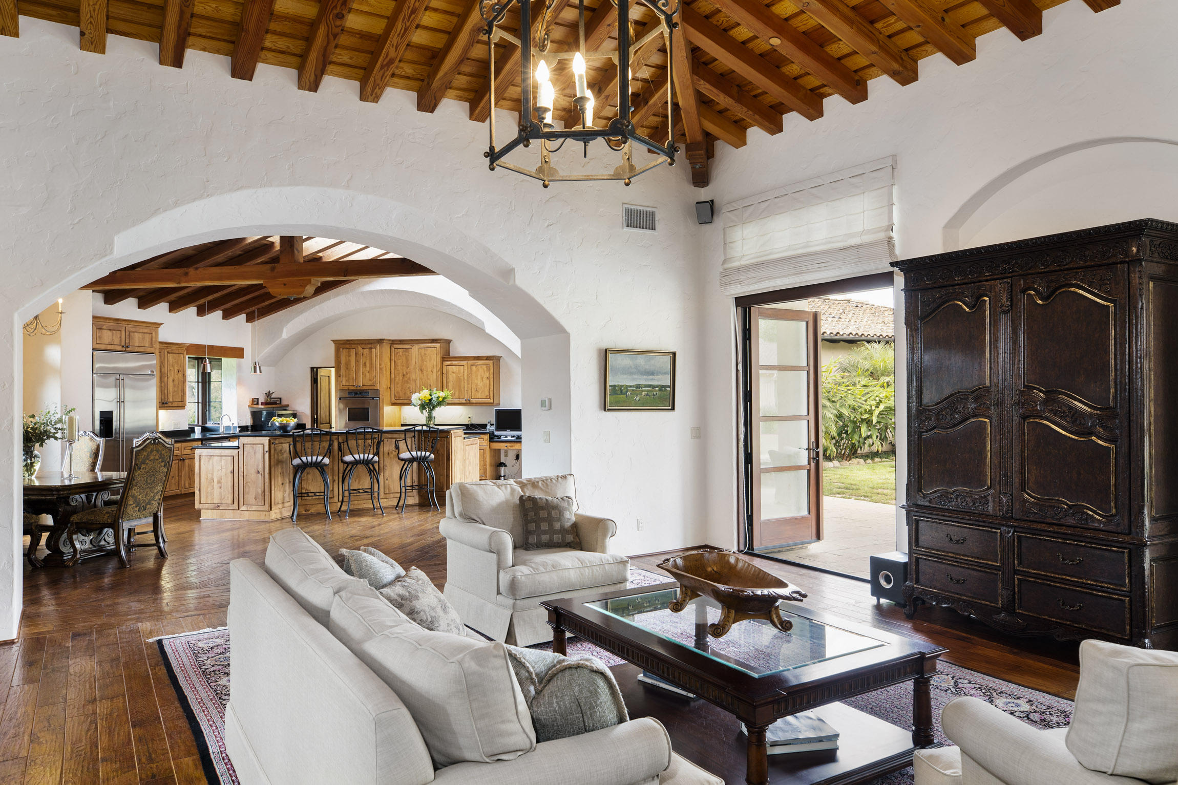 615 Hot Springs Road Montecito, CA 93108 - Photo 5 of 23 a living room with furniture a rug and a window