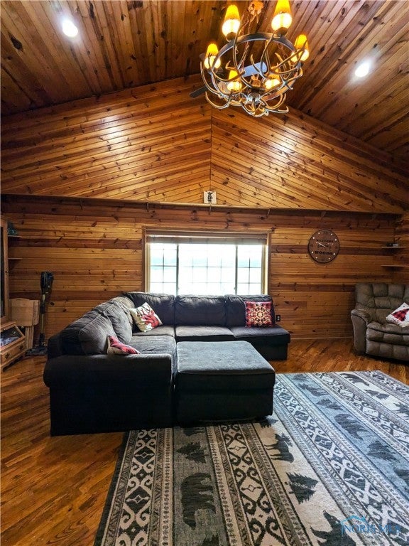 4316 Trinity Road Defiance, OH 43512 - Photo 9 of 43 Living Room with vaulted ceilings