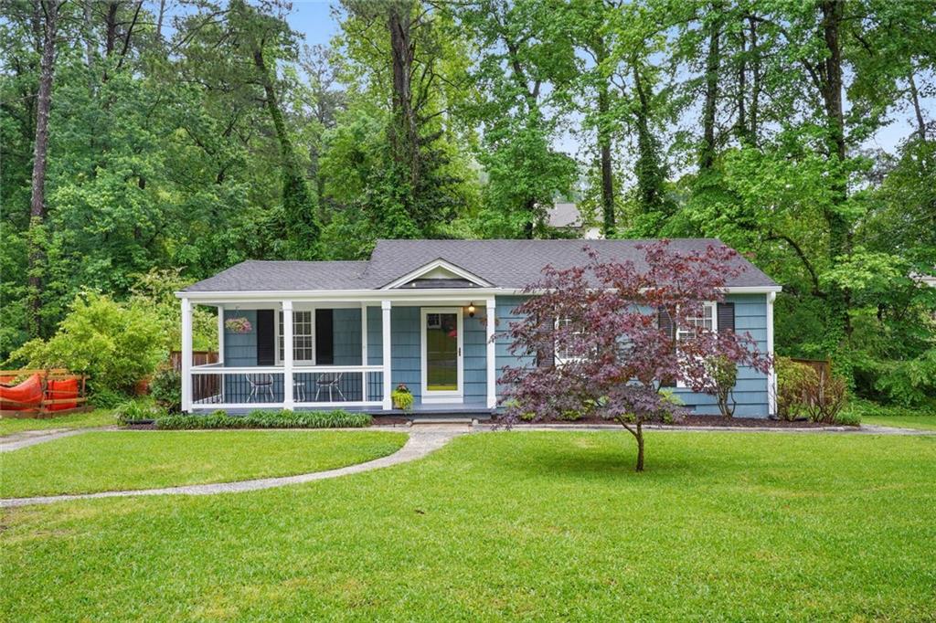a view of a house with a swimming pool