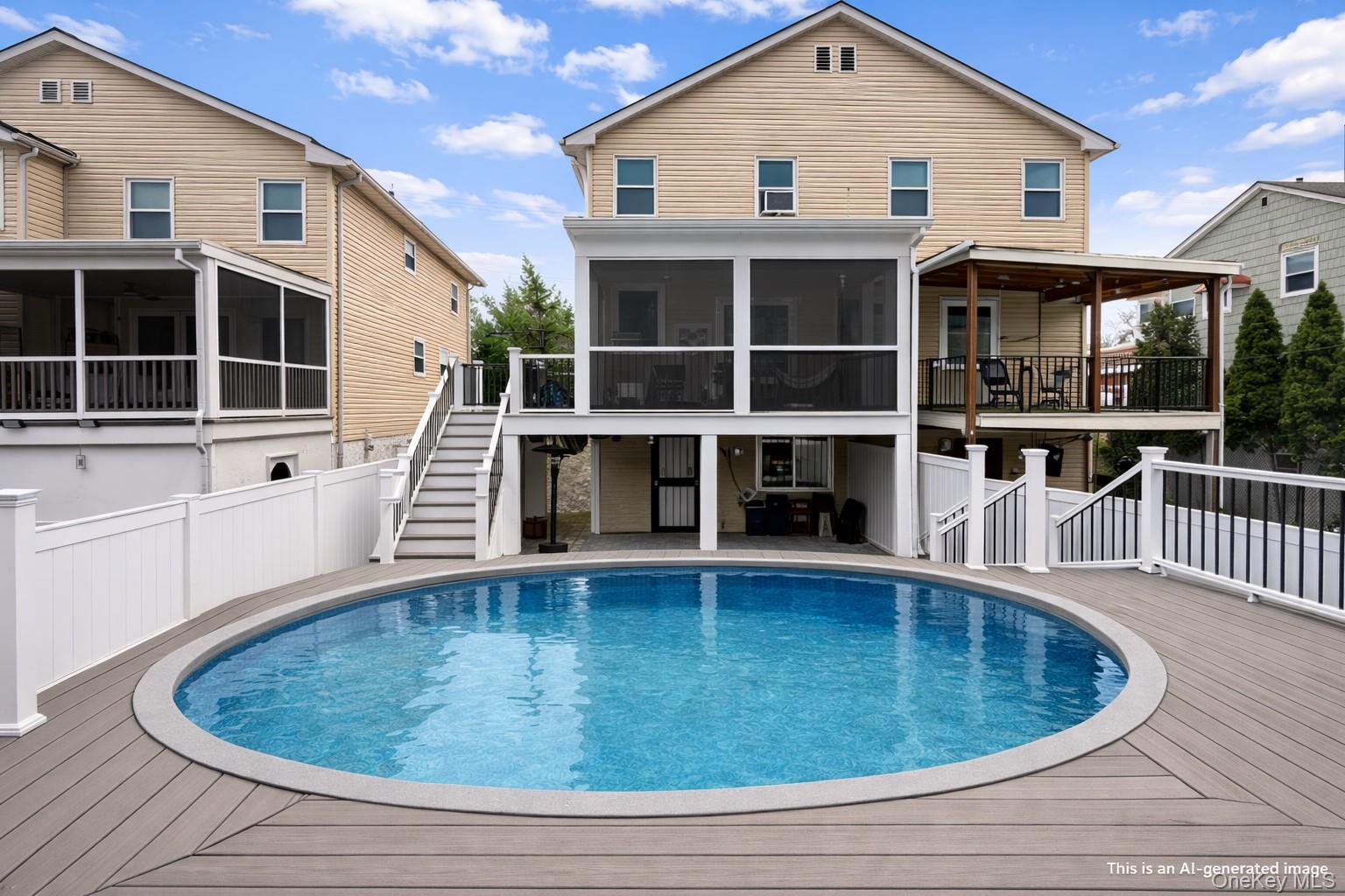 1663 Waring Avenue Bronx, NY 10469 - Photo 28 of 34 a view of a house with roof deck