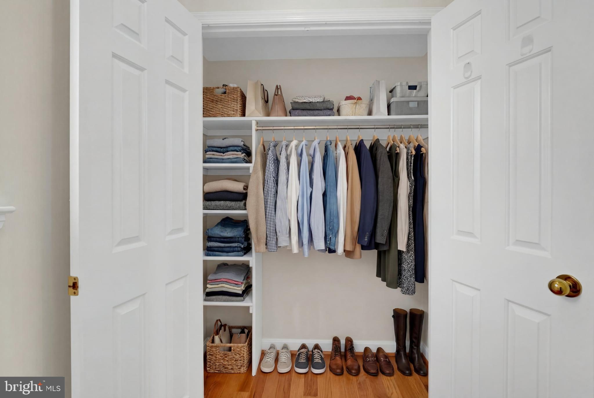 3839 Rodman Street Northwest, Unit F36 Washington, DC 20016 - Photo 30 of 35 staged photo large closet bathroom foyer
